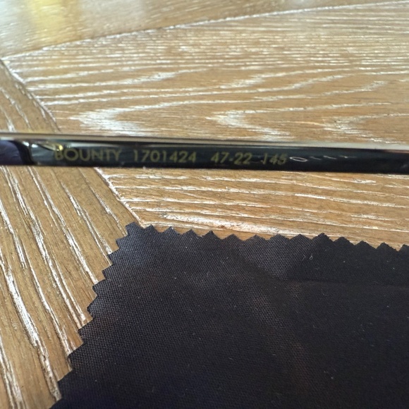 Karen Walker Bounty Black Gold 47mm Frame Sunglasses 1701424 MSRP $280 - Picture 4 of 9